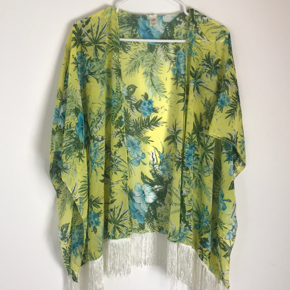 Floral tropical Kimono